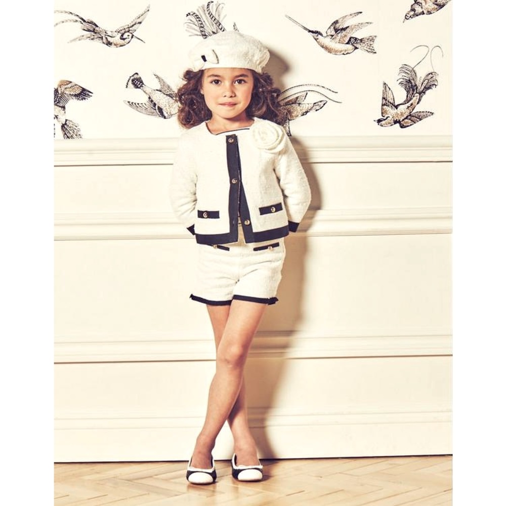 Janie & Jack Boucle Jacket & shorts set